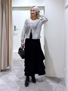 「FREE'S MART（フリーズマート）のアイテム（ローファー）」を使った、mfmsayaさん（レディース・160cm）の春コーディネート
