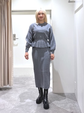 「マイベストコーデ2024」｜「アイテム（ワンピース/ドレス）」を使った、mfmsayaさん（レディース・160cm）の冬コーディネート