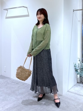 「FREE'S MART（フリーズマート）のアイテム（バレエシューズ）」を使った、mfmsayaさん（レディース・160cm）の夏コーディネート
