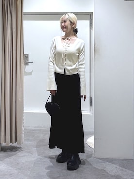 「FREE'S MART（フリーズマート）のアイテム」を使った、mfmsayaさん（レディース・160cm）の冬コーディネート