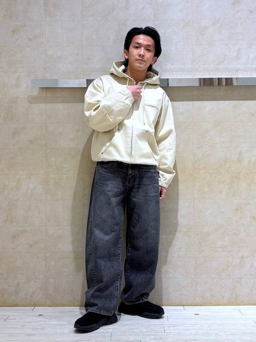 セール】Short Worker Hoodie Jacket/ショートワークフードブルゾン