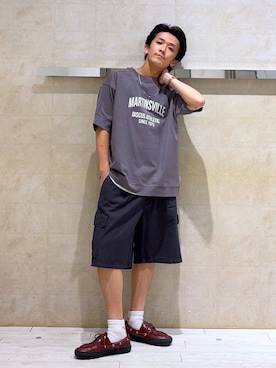 「アイテム（レッグウェア）」を使った、カサイさん（メンズ・165cm・20代）の夏コーディネート