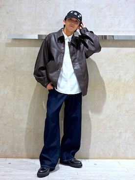「アイテム（ブルゾン）」を使った、カサイさん（メンズ・165cm・20代）の夏コーディネート