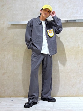 「アイテム（ドレスシューズ）」を使った、カサイさん（メンズ・165cm・20代）の夏コーディネート