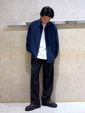 「アイテム（ドレスシューズ）」を使った、カサイさん（メンズ・165cm・20代）の夏コーディネート