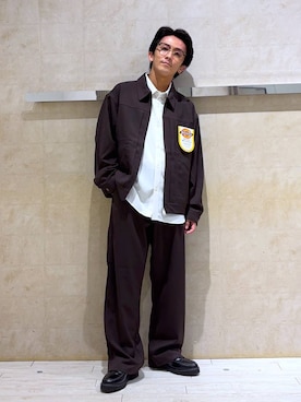 「アイテム（ドレスシューズ）」を使った、カサイさん（メンズ・165cm・20代）の夏コーディネート