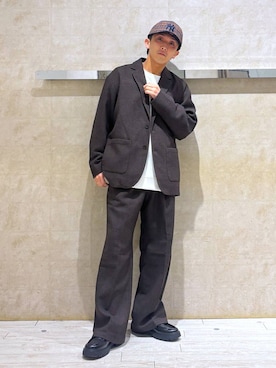 「RAGEBLUE（レイジブルー）のアイテム（ジャケット/アウター）」を使った、カサイさん（メンズ・165cm）の秋コーディネート