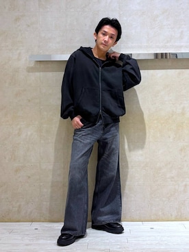 「RAGEBLUE（レイジブルー）のアイテム（パンツ）」を使った、カサイさん（メンズ・165cm）の秋コーディネート