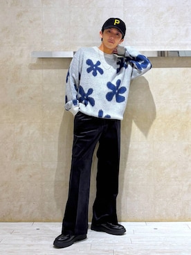 「RAGEBLUE（レイジブルー）のアイテム（アクセサリー）」を使った、カサイさん（メンズ・165cm）の秋コーディネート