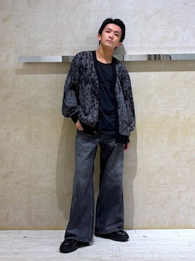 「RAGEBLUE（レイジブルー）のアイテム（パンツ）」を使った、カサイさん（メンズ・165cm）の秋コーディネート