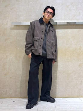 「RAGEBLUE（レイジブルー）のアイテム（ジャケット/アウター）」を使った、カサイさん（メンズ・165cm）の秋コーディネート