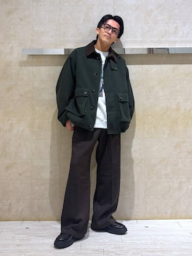 「RAGEBLUE（レイジブルー）のアイテム（ジャケット/アウター）」を使った、カサイさん（メンズ・165cm）の秋コーディネート