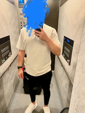 「アイテム（スニーカー）」を使った、njamenaさん（メンズ・169cm・30代）の夏コーディネート