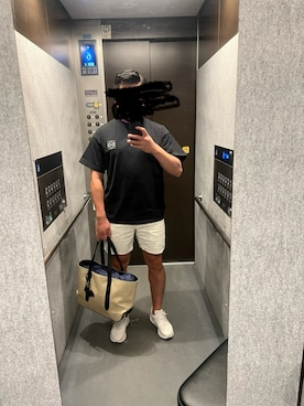 「アイテム（トートバッグ）」を使った、njamenaさん（メンズ・169cm・30代）の夏コーディネート