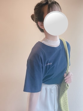 「skoool（スクール）のアイテム」を使った、saayaさん（レディース・161cm）の夏コーディネート