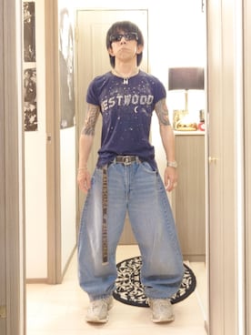 「アイテム（リング）」を使った、ken infectさん（メンズ・165cm）の夏コーディネート