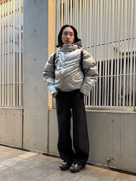 「アイテム（バックパック/リュック）」を使った、NIKEKichijojiRunningさん（メンズ・165cm）の冬コーディネート