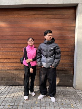 「アイテム（バックパック/リュック）」を使った、NIKEKichijojiRunningさん（メンズ・170cm）の秋コーディネート