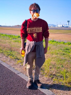 「アイテム（パンツ）」を使った、kenta2730さん（メンズ・166cm・30代）の秋コーディネート