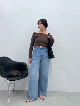 「PAPILLONNER（パピヨネ）のアイテム」を使った、matsushita1111さん（レディース・163cm）の夏コーディネート