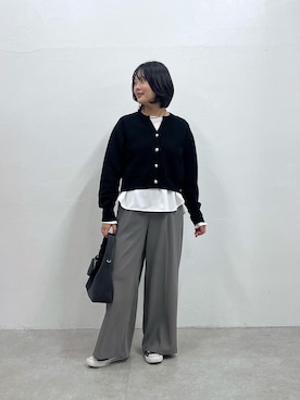 「アイテム（セットアップ）」を使った、matsushita1111さん（レディース・163cm）の秋コーディネート