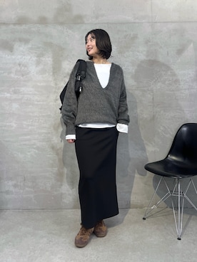 「アイテム（バックパック/リュック）」を使った、matsushita1111さん（レディース・163cm）の秋コーディネート