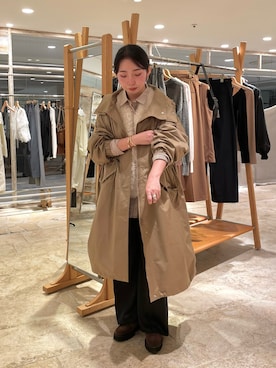 「アイテム（その他アウター）」を使った、hanaさん（レディース・159cm）の秋コーディネート