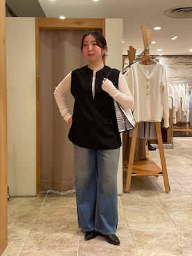 hanaさん（レディース・159cm）の冬コーディネート