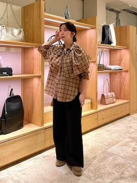 「アイテム（その他シューズ）」を使った、hanaさん（レディース・159cm・20代）の秋コーディネート