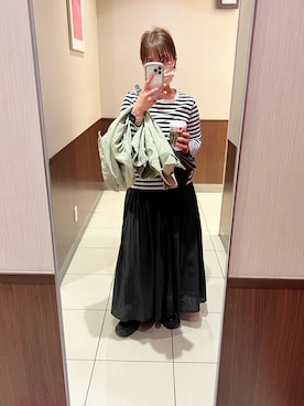 「#今日のコーデ」｜「アイテム（ブルゾン）」を使った、miyuさん（レディース・153cm）の春コーディネート