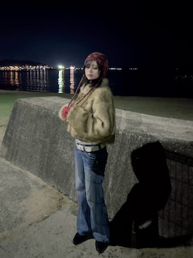 「アイテム（ショーツ）」を使った、miicさん（レディース・159cm）の冬コーディネート