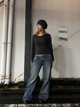 「アイテム（シューズ）」を使った、miicさん（レディース・159cm）の秋コーディネート