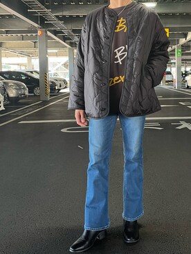 「EDWIN（エドウィン）のアイテム」を使った、るんさん（メンズ・175cm）の秋コーディネート