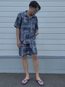 るんさん(メンズ・175cm)の夏コーディネート