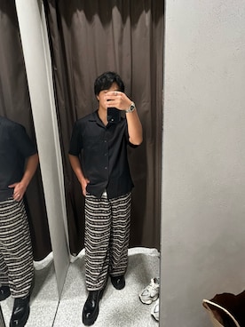 「ZARA（ザラ）のアイテム（ブーツ）」を使った、govさん（メンズ・170cm）の秋コーディネート