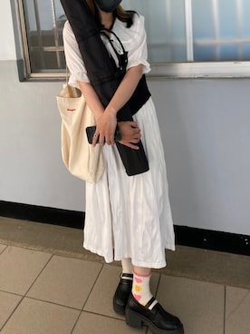 「通勤穿搭」｜「アイテム（その他トップス）」を使った、liee🇹🇼さん（レディース・153cm）の春コーディネート
