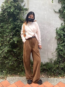 「毛衣」｜liee🇹🇼さん（レディース・153cm）の秋コーディネート