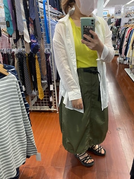 「Laundry（ランドリー）のアイテム」を使った、いい女研究員さん（レディース・153cm）の夏コーディネート