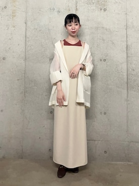 「SENSE OF PLACE by URBAN RESEARCH（センスオブプレイスバイアーバンリサーチ）のアイテム（その他アウター）」を使った、だてちゃんさん（レディース・152cm）の春コーディネート