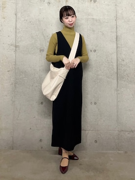 「WEARyouthコーデ」｜「アイテム（ジャンパースカート）」を使った、だてちゃんさん（レディース・152cm）の夏コーディネート