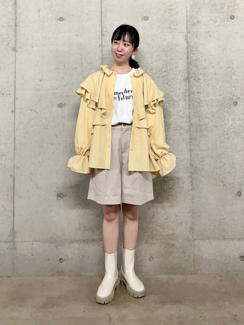 25AW 大人可愛い【HERMES】バミューダ パンツ センタープレス セール】センタープレスバミューダパンツ（その他パンツ