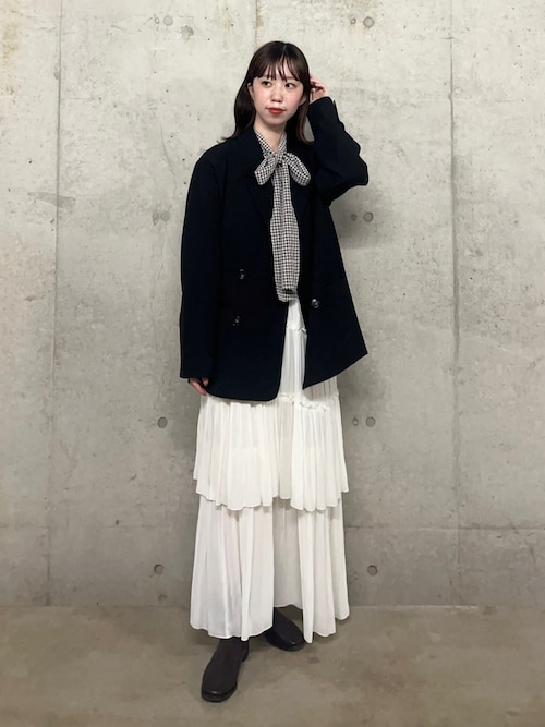 セール】ランダムティアードロングスカート（スカート）｜HEYUMM