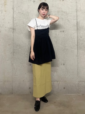「ロング」｜「アイテム（その他シューズ）」を使った、だてちゃんさん（レディース・152cm）の夏コーディネート