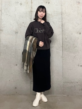 だてちゃんさん（レディース・152cm）の冬コーディネート