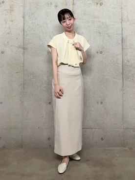 「アイテム（スリッポン）」を使った、だてちゃんさん（レディース・152cm）の夏コーディネート