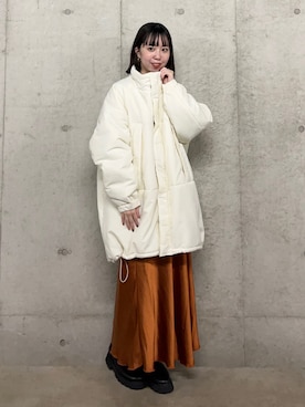 だてちゃんさん（レディース・152cm）の冬コーディネート