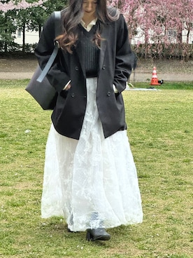 「idem（イデム）のアイテム」を使った、リノさん（レディース・166cm）の春コーディネート