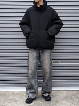 「MERRELL（メレル）のアイテム（スニーカー）」を使った、sotaroさん（メンズ・175cm）の秋コーディネート