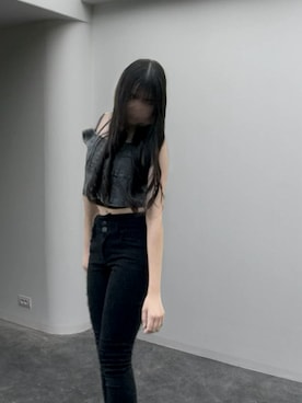 「アイテム（タンクトップ）」を使った、ゆあさん（レディース・151cm）の夏コーディネート