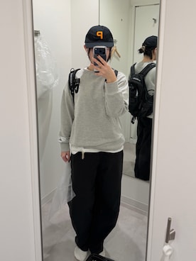 「アイテム（チノパンツ）」を使った、yuuna618さん（レディース・165cm）の秋コーディネート